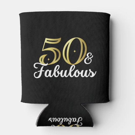 50 And Fabulous  缶クーラー (裏面)