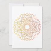 50 and Fabulous | 50th Birthday Party 招待状 (裏面)