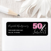 50 And Fabulous Elegant Return Address ラベル (インサイチュ)