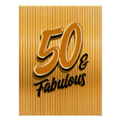 50 and Fabulous Glossy Poster ポスター (正面)