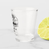 50 and Fabulous Rustic Script & Elegant Line Art ショットグラス (右)