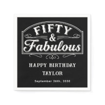 50 and Fabulous Rustic Script & Line Art