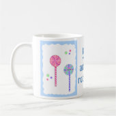 50 And Still Rockin' It -棒つきキャンデー コーヒーマグカップ (左)