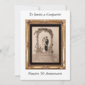 50 aniversario de Bodas 招待状 (正面)