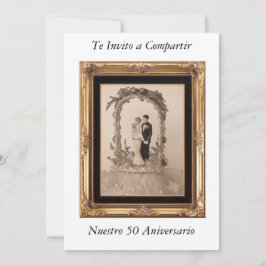 50 aniversario de Bodas 招待状