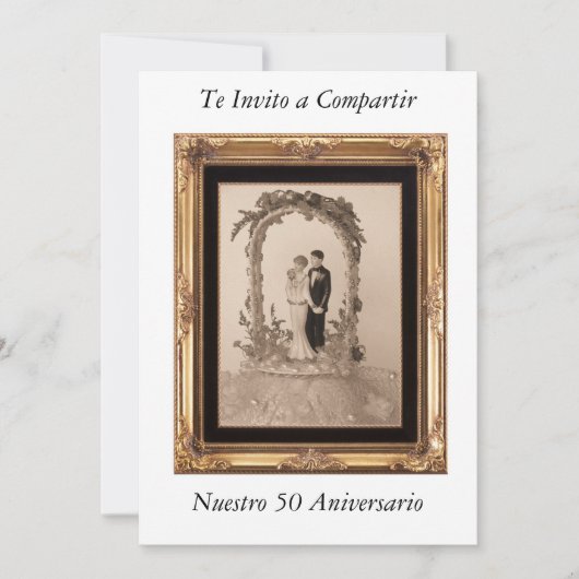 50 aniversario de Bodas 招待状 (正面)