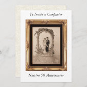 50 aniversario de Bodas 招待状 (正面/裏面)