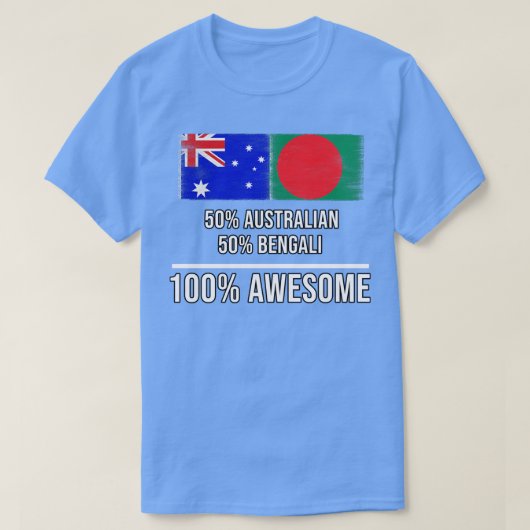 50 Australian 50 Bengali 100 素晴らし Gift for Beng Tシャツ (デザイン正面)