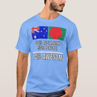 50 Australian 50 Bengali 100 素晴らし Gift for Beng Tシャツ