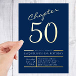 50 Blue 50th誕生日パーティー金ゴールド 箔招待状<br><div class="desc">あなたの50歳の誕生日を本当に豪華な金ゴールドフォイルの招待状とエレガントの関係にする！この豪華なブルーと金ゴールドフォイルデザインを使用して、あなたの家族と友人をマイルストーンお祝いに招待状。印象的な高品質金ゴールドフォイルのアクセントでカードストックに印刷され、これらの招待状は、あなたの50歳の誕生日を魔法のような忘れられない日にする。</div>