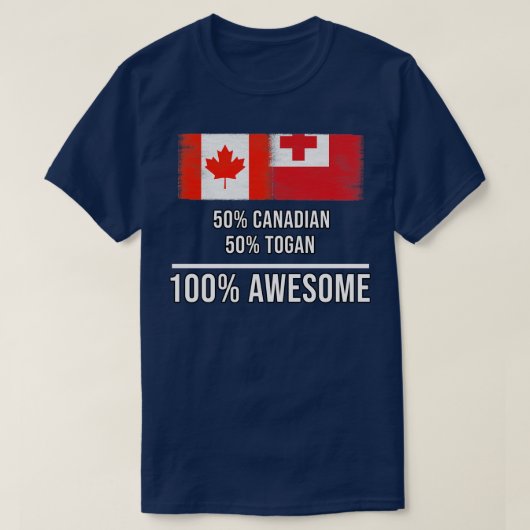 50 Canadian 50 Togan 100 素晴らし Gift for Togan He Tシャツ (デザイン正面)