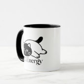 50% Energy Funny Low Battery Mood Design マグカップ (正面左)