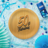 50 & Fabulous ペーパープレート (パーティー)