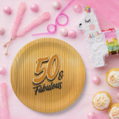 50 & Fabulous ペーパープレート (パーティー)