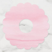 50 & Fabulous Cat, Pink and Gray, 50誕生日 ワイングラスタグ (裏面)