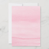 50 & Fabulous Cat, Pink and Gray, 50誕生日 招待状 (裏面)