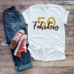 50 Fiftyと素晴らしい金ゴールドグリッターブラシスクリプト Tシャツ<br><div class="desc">このデザインはデジタルアートを使って作成された。スタイルオプションの下の[詳細] >>を選択して、このシャツのスタイルを変更できる。ボタンをパーソナライズされた押しクリックて色を変えて、名前、イニシャル、または単語を追加するお気に入りのこと。私は連絡colorflowcreations@gmail.comで私はもし、このデザインを別の製品に持つ必要がある。オリジナル抽象芸術絵画アクリルをwww.etsy.com/shop/colorflowartで購入。www.facebook.com/colorflowcreations、www.instagram.com/colorflowcreations、www.twitter.com/colorflowart、後を追およびwww.pinterest.com/colorflowcreationsで自分の創造や自分の情報を見る</div>