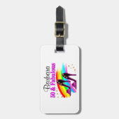 50、FOXY、素晴らしい ラゲッジタグ (正面縦)