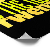 50 Is The New Twenty Funny 50th Birthday 50 Years ポスター (角)