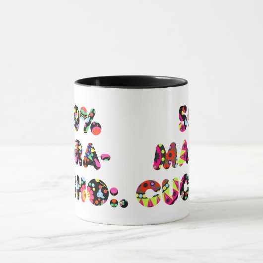 50% Maracucho Mug – Folkloric Maracaibo Design マグカップ (中央)