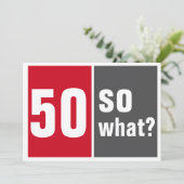 50 na und? 招待状 (スタンド正面)