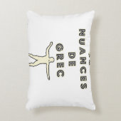 50 NUANCES DE GREC - Jeux de Mots - Francois Ville アクセントクッション (正面(垂直))