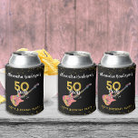 50 Rocks 50th Birthday Partyピンクブラック金ゴールド 缶クーラー<br><div class="desc">50ロックス50歳のパーソナライズされた誕生日パーティーは涼しく祝、彼女はロックとロールのスタイルで50回を曲げるこクールとピンクのブラックと金ゴールドのグリッターギタファンキーーテーマ。あなたのロックスターの妻、ガールフレンド、パートナーや友人のマイルストーンの誕生日のためかどうかクール、このカラフルエレキギターはピンクピックガードイラストレーション、音楽ノートと金ゴールドタイポグラフィスクリプトと真のロックのロールスタイルで彼ら祝とのエレキギター。簡単を使用してテンプレートを追加できるように誕生日セレブ名、理想的なピンクのブラックと金ゴールドグリッターテーマとライブ音楽イベント。ロックンロール50th誕生日パーティー50ロックスコレクションをチェックして一致するパーティー供給。ミュージシャン、ギタープレーヤー、ライブ音楽愛好家がこのトレンディーミュージカルテーマを愛する。オリジナルのアートワークby artist Catherine Sweetman</div>