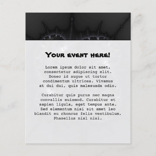 50 Shades Of Grey - フラクタルアート チラシ (正面)