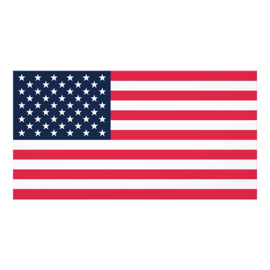 50 Star Flag United States of America フォトプリント (正面)