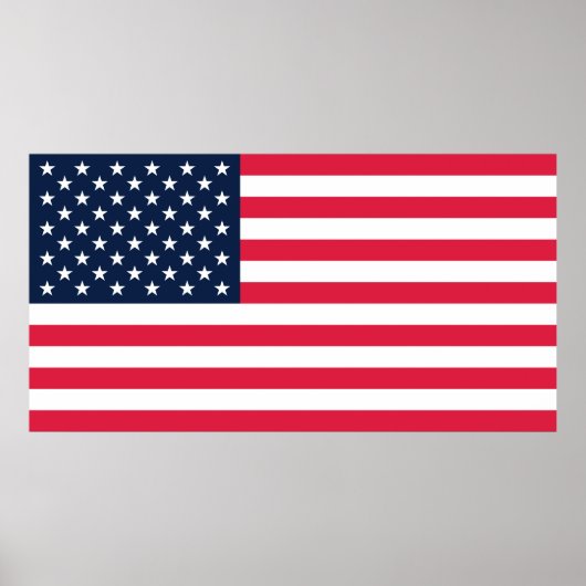 50 Star Flag United States of America ポスター (正面)