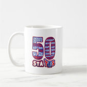 50 STATES USA コーヒーマグカップ (左)