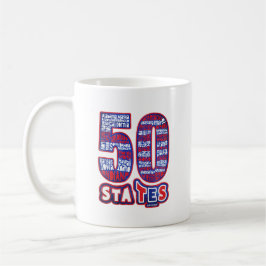 50 STATES USA コーヒーマグカップ