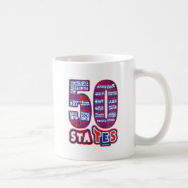 50 STATES USA コーヒーマグカップ