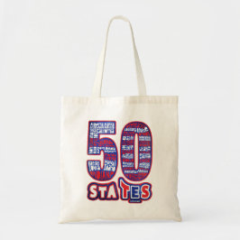 50 STATES USA トートバッグ