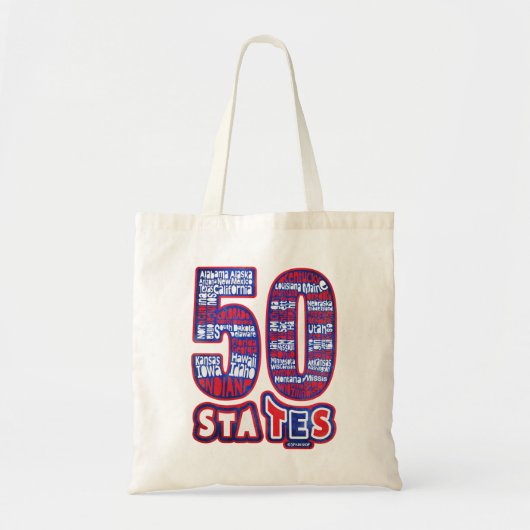50 STATES USA トートバッグ (正面)