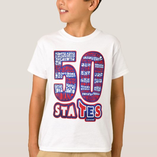 50 STATES USA Tシャツ (正面)