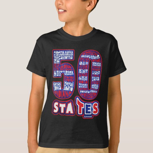 50 STATES USA Tシャツ (正面)