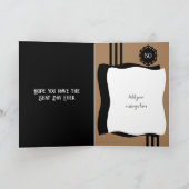 50 today写真名black brown birthdayを追加 カード (内部)