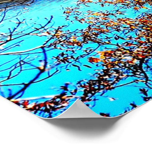 50 X 27 LAKE JUNALUSKAプレミアムキャンバスグロスポスター ポスター (角)