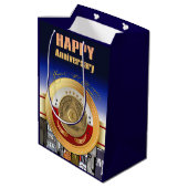 50 Year AA Anniversary Coin You're A Winner Award ミディアムペーパーバッグ (裏面アングル)