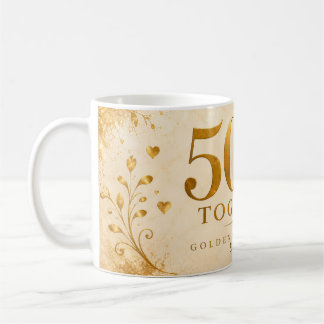 50 Year Anniversary Mug Golden Wedding Anniversary コーヒーマグカップ