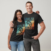 50 Year Old 50Th Birthday Level 50 Unlocked Video Tシャツ (ユニセックス)