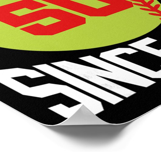 50 Year Old Awesome Since 1975 Softll 50th Birthda ポスター (角)