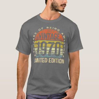 50 Year Old Gifts Vintage 1970 Limited Edition Tシャツ
