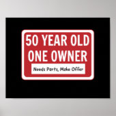 50 Year Old One Owner ポスター (正面)