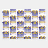 50 Year Recovery Anniversary Bold Numeral ラッピングペーパーシート (正面3)