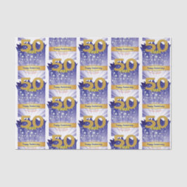 50 Year Sober Anniversary Bold Numeral 薄葉紙