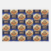 50 Year Sober Anniversary Coin Award ラッピングペーパーシート (正面3)