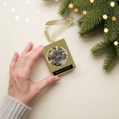 50 Years Golden Anniversary Infinity Photo Collage ゴールドプレートバナーオーナメント