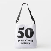 50 years of being awesome クロスボディバッグ (裏面)